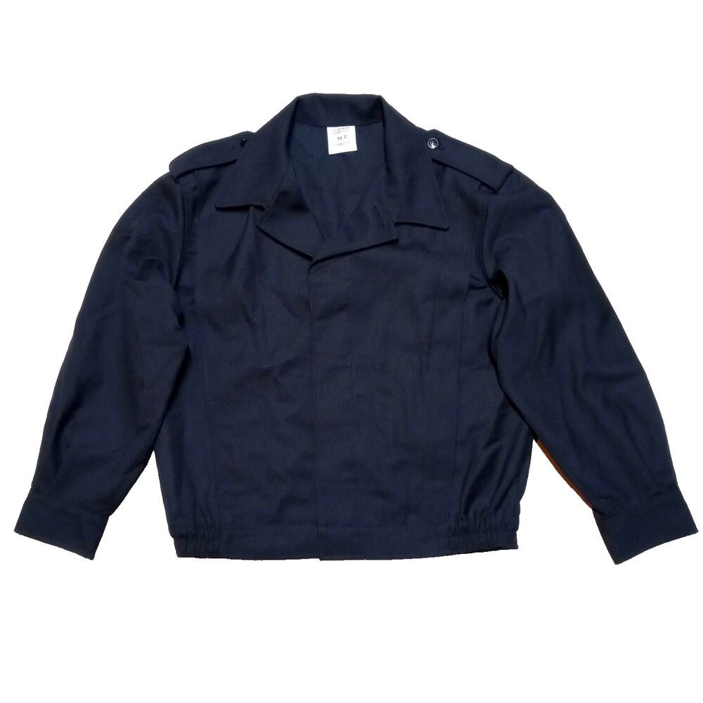 Vintage J. Veyrier Paris 1990 French Military Bomber Jacket Uniform Epaulettes